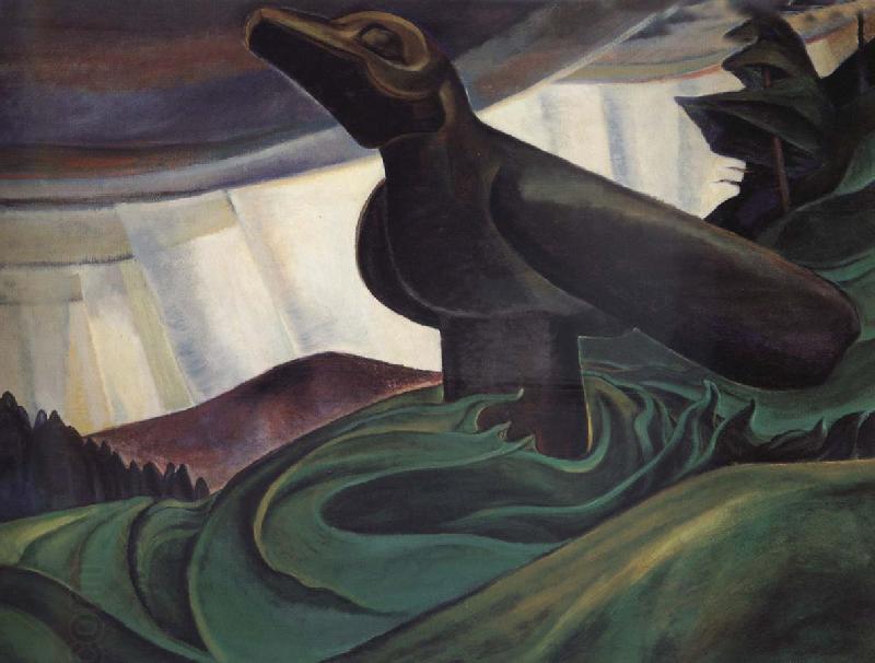 Emily Carr Big Raven oil painting picture